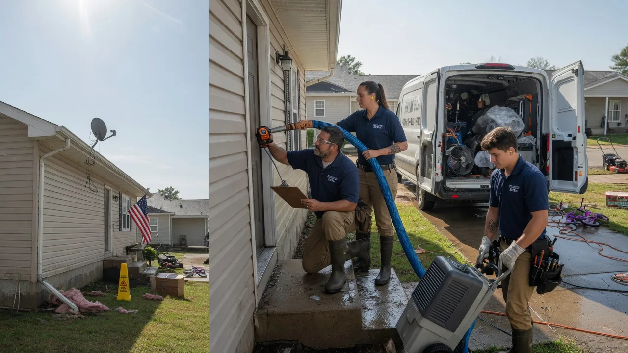 Ceiling Water Damage Restoration in Scotts, MI near me